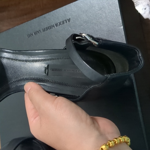 Alexander Wang Classic Chunky Heel Sandals 36.5 - Picture 8 of 14
